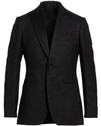Lardini - Blazer Wool, Polyamide, Polyester - Lyst