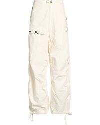 FRONT STREET 8 - Ivory Pants Cotton - Lyst