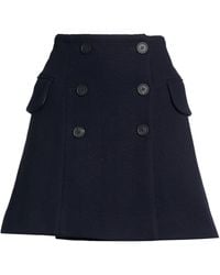 Maison Kitsuné - Mini Skirt Wool, Polyamide - Lyst
