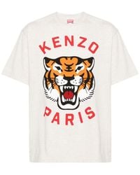 KENZO - T-Shirt Lucky Tiger - Lyst