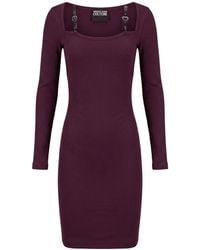 Versace Jeans Couture - Midi Dress Cotton, Elastane - Lyst