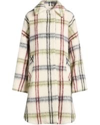 Hevò - Coat Polyester, Acrylic, Alpaca Wool, Virgin Wool - Lyst