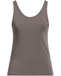Thom Krom - Khaki Tank Top Cotton, Modal, Elastane - Lyst