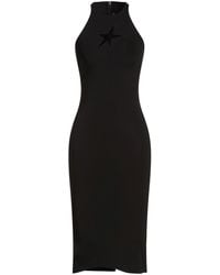 Mugler - Midi Dress Recycled Polyamide, Elastane - Lyst