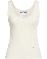 Moschino - Tank Top Virgin Wool, Silk - Lyst