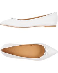 Marc By Marc Jacobs Ballet Flats - White
