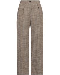 Acne Studios - Khaki Pants Linen, Viscose, Polyester - Lyst