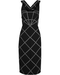 floral cloqué fitted sheath dress by zac posen