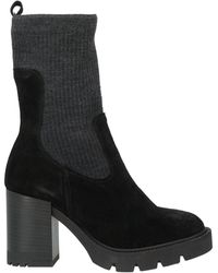 Janet & Janet - Ankle Boots Textile Fibers, Leather - Lyst