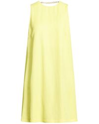Twinset - Mini Dress Viscose, Linen - Lyst