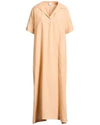 Eleventy - Maxi Dress Linen - Lyst