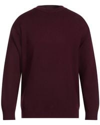 Officina 36 - Burgundy Sweater Viscose, Wool, Polyamide - Lyst