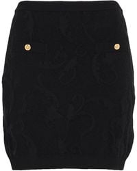 Versace - Mini Skirt Viscose, Cotton, Polyester, Elastane, Polyamide - Lyst