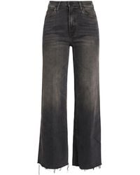 Mother - Charcoal Jeans Cotton, Modal, Polyester, Elastane - Lyst