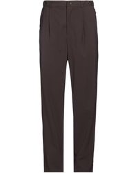 Hevò - Dark Pants Polyester, Virgin Wool, Elastane - Lyst