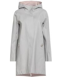 Herno - Overcoat & Trench Coat Cotton, Elastane - Lyst