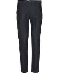 Paul Smith - Midnight Pants Cotton, Wool, Linen - Lyst