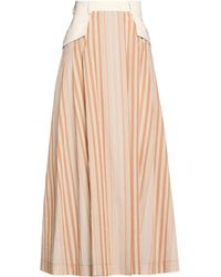 Alberta Ferretti - Maxi Skirt Cotton, Polyester, Elastane - Lyst