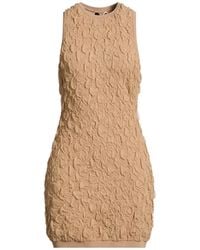 Elisabetta Franchi - Camel Mini Dress Viscose, Polyamide, Cotton, Elastane - Lyst
