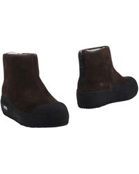Bally - Dark Ankle Boots Calfskin, Shearling - Lyst