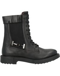 Ferragamo - Ankle Boots Calfskin, Textile Fibers - Lyst
