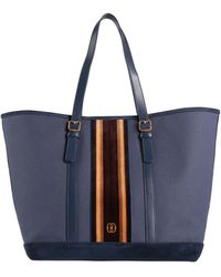 Bally - Midnight Handbag Leather, Textile Fibers - Lyst