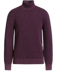 Circolo 1901 - Plum Turtleneck Virgin Wool - Lyst