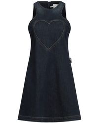 Love Moschino - Mini Dress Cotton, Polyester, Elastane - Lyst