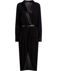 Elisabetta Franchi - Midi Dress Viscose - Lyst