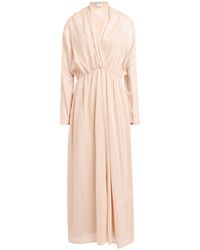 Alysi - Chocolat Maxi Dress Virgin Wool, Polyester, Polyamide - Lyst