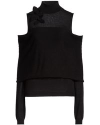 Alberta Ferretti - Turtleneck Virgin Wool, Cashmere - Lyst