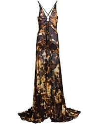 KNWLS - Maxi Dress Silk, Elastane - Lyst