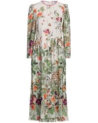 RED Valentino - Midi Dress - Lyst