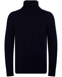 Alpha Studio - Midnight Turtleneck Cashmere - Lyst