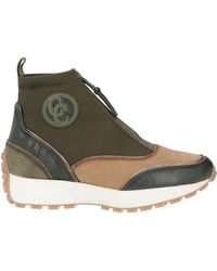 Carmela - Military Sneakers Textile Fibers, Leather - Lyst