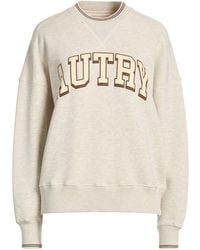 Autry - Ivory Sweatshirt Cotton, Polyester, Elastane - Lyst