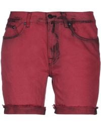 Karl Lagerfeld Denim Shorts - Red