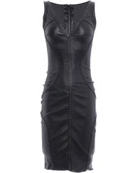 Aphero - Midi Dress Lambskin - Lyst