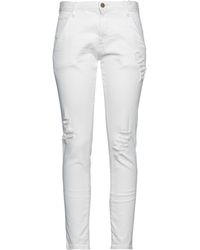 Acquaverde Denim Trousers - White