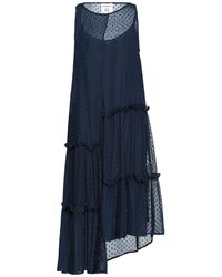 Semicouture Midi Dress - Blue