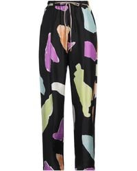 Alysi - Crème Pants Silk - Lyst