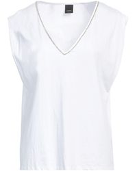 Pinko - Top Cotton, Glass, Steel, Brass, Polyester - Lyst