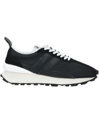 Lanvin - Sneakers Soft Leather, Textile Fibers - Lyst