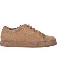 Le Silla - Camel Sneakers Textile Fibers, Leather - Lyst