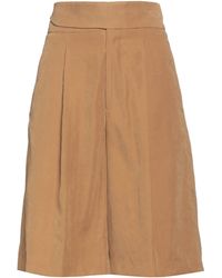 Berwich - Camel Shorts & Bermuda Shorts Polyester, Polyamide - Lyst