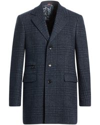 Etro - Coat Wool, Polyester - Lyst