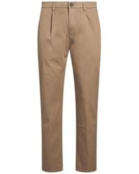 Department 5 - Taupe Pants Cotton, Modal, Elastane - Lyst