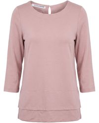 European Culture - Antique Rose T-Shirt Cotton - Lyst