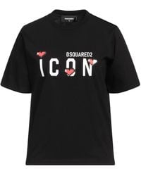 DSquared² - T-Shirt Cotton - Lyst