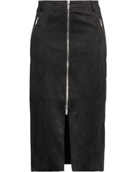 MEIMEIJ - Midi Skirt Polyester, Elastane - Lyst